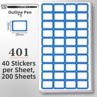 XUEDELE | Blank Sticker Label Paper