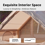 practicality Quick-Setup Inflatable Camping Tent Travel Portable Oxford Cloth Air Tent 6.3m² Multi-P