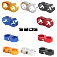 SADE Universal Aluminum Line Separator Kit Billet Oil Fuel Water Hose Tube Separator Divider Clamp A