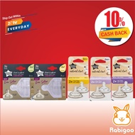 [CASHBACK 10%] Tommee Tippee Closer To Nature Fast/Natural Start Teat (2pcs) - Puting Botol