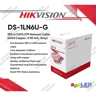 Hikvision DS-1LN6U-G 305 m CAT6 UTP Network Cable (Solid Copper, 0.55 mm, CM)