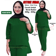 Setelan Wanita Dewasa Polos Cewek SETCEL Baju OneSet ABG dewasa SLEBEW cetak DTF Piyama