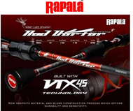 RAPALA Red Darter RRD651L Bait Finesse BFS Baitcaster BC Rod Baitcasting