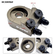 SK CUSTOM Engine Oil Cooler Kit for Nissan Fairlady 350Z Z33 3.5L VQ35DE 370Z Z34 3.7L VQ37VHR Car T