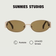 Sunnies Studios Rue (Oval Sunglasses Shades for Men and Women)