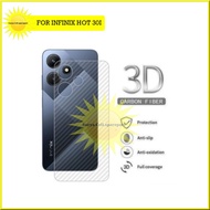 Back Skin Carbon For Infinix Hot 30 - Skin Carbon Hot 30i Hot 30 Play Note 30 Note 30 Pro