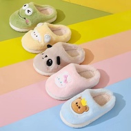 animal Cartoon slippers children's slippers girls' and boys' indoor slippers cotton slippers Fluffy