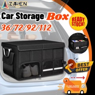 Car Boot Organiser Box Storage Portable Organizer Container Car Trunk Storage Box Oxford Cloth Car B