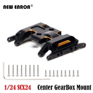 1Pc Center GearBox Mount Holder Skid Plate Alloy For RC Car Crawler Part 1/24 Axial SCX24 Deadbolt E
