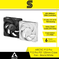 ARCTIC P12 Pro | P12 Pro PST 120mm PWM Fan - Black/White