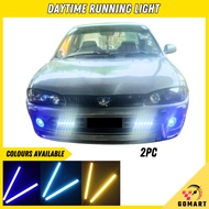 2 PCs PROTON WIRA CAR DAYLIGHT DRL COB LED Spotlight RUNNING LIGHT Lampu DRL Spotlight satria se