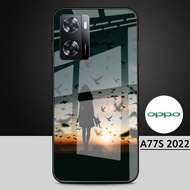 Softcase Glass Kaca OPPO A77S 2022 - Casing Hp OPPO A77S 2022 - C12 - Pelindung hp OPPO A77S 2022 - Case Handphone OPPO A77S 2022 - Casing Handphone OPPO A77S 2022 - Softcase oppo A77S 2022 - Silikon handphone OPPO A77S 2022