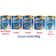 Ensure Gold Almond/Coffee/Vanilla/Wheat/Zero Sucrose 400g/800g(Tin)