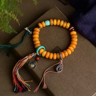 Dawan Original Car Hanging Beef Bone Inlaid Matching Dzi Beads Zakiram Brand