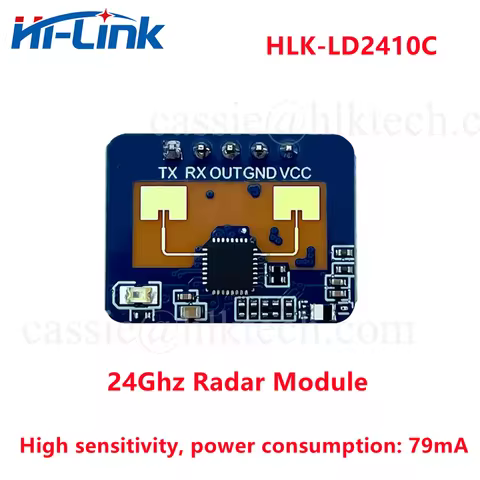 Hi-Link HLK-LD2410B LD2410C LD2450 LD2420 LD2461 2450 24GHz Human Presence Status Sensor Radar Modul