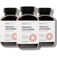 Smarter Nutrition Curcumin 60 capsules - Potency Absorption in a SoftGel - Curcuminoid - 95% Tetra-H