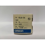 OMRON H3JA-8A AC24 3M Timer, SPDT