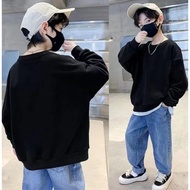 BOYS' CREWNECK SWEATER/OVERSIZE CREWNECK