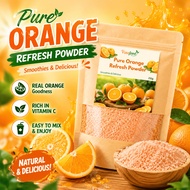 Pure Orange Refresh Powder - 100% Natural Vitamin C Drink - Instant Refreshing Juice Mix