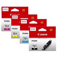 CANON 751 BLACK / MAGENTA/ CYAN / YELLOW INK
