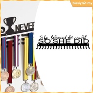 [BlesiyaedMY] Medal Holder, Wall Shelf, Football Medal Stand, Metal Rail, Sports Award Shelf, Medal 
