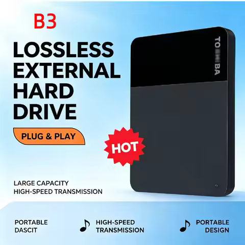 For Toshiba External Hard Drive 1TB USB3.1 Portable SSD HARD DISK 500GB 2TB Fast Transfer Data Backu