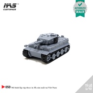 [ NAS | 1:72 ] 1:72 scale German Tiger E tank model, 1/72 Scale military tank assembly model