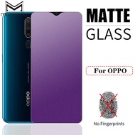 ♥Ready Stock【Anti-blue】Matte Anti Blue Light Ray Tempered Glass Screen Protector OPPO Find X5 Pro Reno7 5G Reno7Z 5G A55 A95 A96 F5 F7 F9 F11 F19 F19s Pro