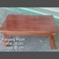 meja belajar meja anak meja lipat kayu jati finishing spet