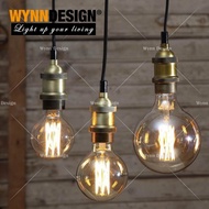 [1pc 4w G45 E27] Wynn Design Led Bulb Smoke Glass Globe Bulb Warm White Bulb Lampu Mentol LED Mentol