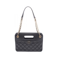 【二手】香奈兒 CHANEL 單肩包 小號購物袋 Matelassé AS4037 黑色皮革 Matelassé 小號購物袋 女士