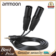 1.5m/ 5ft Audio Cable Cord Dual XLR Male to 3.5mm Male Plug