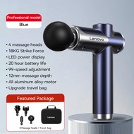 Lenovo Wireless Massage Gun With 8 Accessories 99 Speeds Adjustable Fascia Massage Gun Deep Tissues 