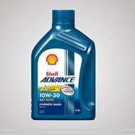Oli Shell Advance AX7 Matic 10W-40 0.8L Asli Original Shell oli Mesin Motor