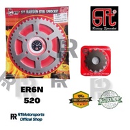 520 STT HARDEN ER6 ER6N ER6F Kawasaki VERSYS VULCAN S 650 Z800 SPROCKET 520 STT 46T 45T 14T 15T