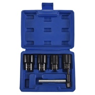 Lug Nut Remover Tool 6 Piece Lug Nut Extractor Set 1/2 Inch Drive Locking Lug Nut Remover Tool