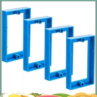 4Pcs 1/2Inch Single Gang Outlet Box Extender,Electrical Outlet Extender Receptacle Extender Outlet E