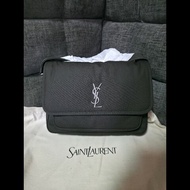 [全新] Saint Laurent YSL Niki 帆布斜揹包 墨綠色