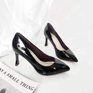 Super pretty 6-inch flared pointed toe high heels