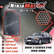 𝗡𝗶𝗻𝗷𝗮𝗠𝗮𝘁 BMW 3 Series E46 1998-2006 Car Floor Mat and Carpet