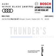 BOSCH ใบปัดน้ำฝน Audi อาวดี้ A6 Aerotwin / Aerotwin Plus ไร้โครง BOSCH Wiper Blade for Audi Aerotwi