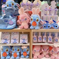 Disney x Miniso Stitch and Angel Rabbit Ears New Year Series Plush Toy Plushie 迪士尼Miniso联名限量版史迪奇与安琪兔