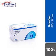 Novofine 31G 0.25 X 6mm 100's