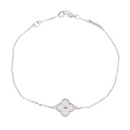 [Pre-owned] Van Cleef & Arpels Sweet Alhambra Diamond Bracelet VCARO85600 Wrist size 15.5/17cm K18WG