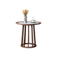 Sintered Stone Side Table Modern Round Coffee Table Small Living Room End Table Minimalist Sofa Side