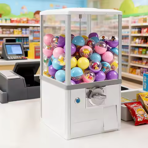 25-cent Vending Machines Big Capsule Vending Machine, Commercial Vending Machine Gumball Machine for