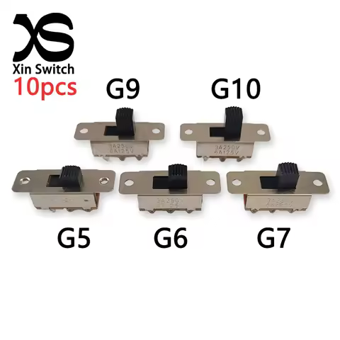 10pcs SS-23F19 (2P3T) Handle Height 5/6/7/9/10MM 3Gear 6Pin Car Refrigerator Large Current Toggle Sl
