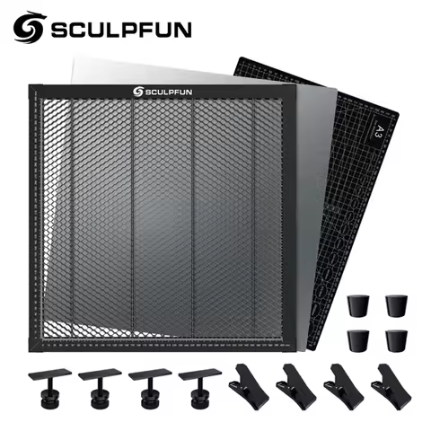SCULPFUN H3 400x400mm Laser Cutting Honeycomb Panel Workbench Suitable for Diode CO2 Laser Engraving