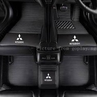Ready Stock For Mitsubishi ASX Pajero sport Outlander Car Floor Mats Striped design Car Carpet custo