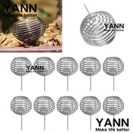 YANN 10pcs Gardening Fertilization Baskets, Fertilizer Tool Stainless Steel Bonsai Baskets, Portable
